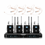 Wave WM-C400 Sistem Mikrofon Wireless Clip-On 4 Channel - Gambar 2