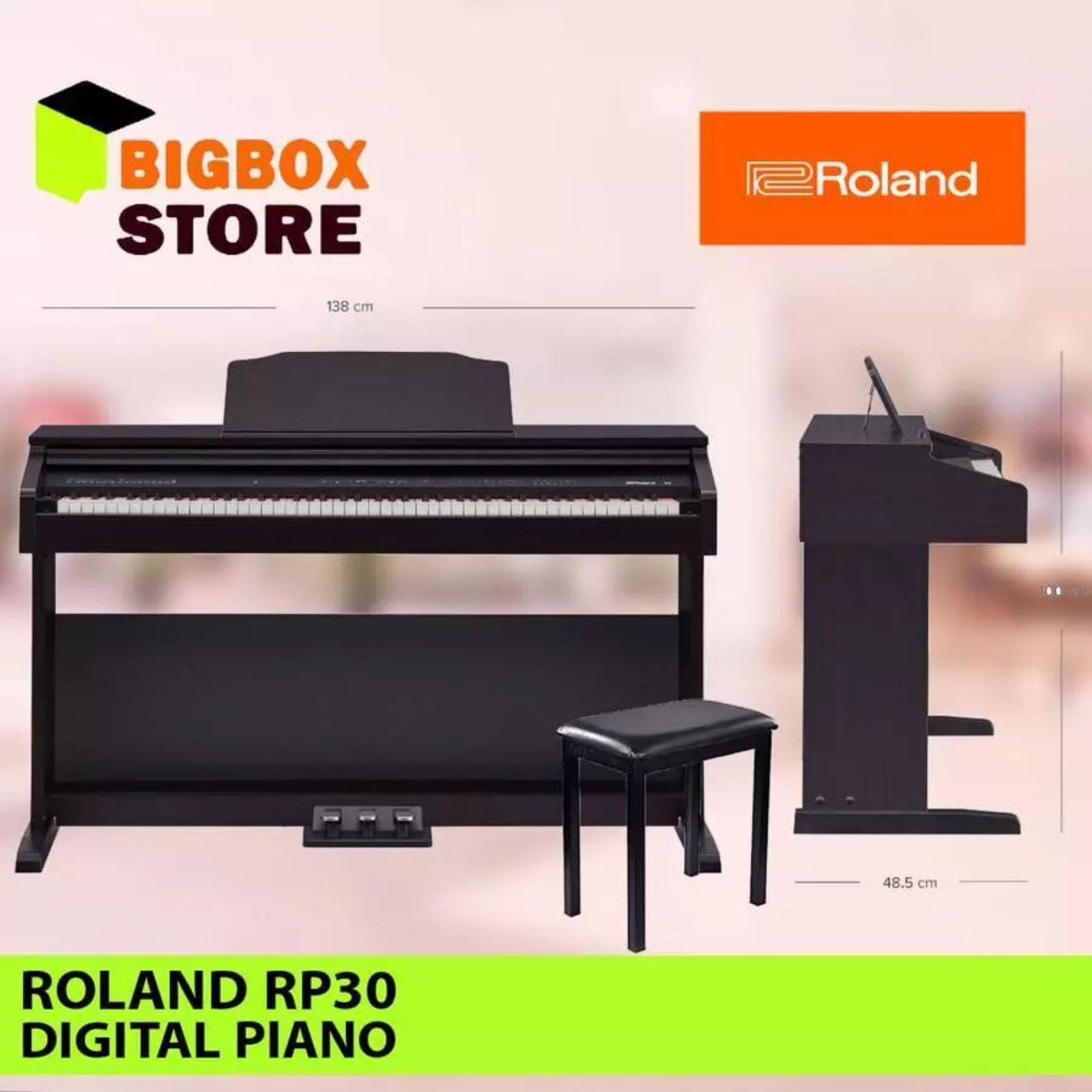 DTX Series (7) Roland RP30 Piano Digital - Gambar 1