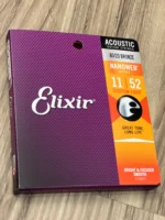 Elixir 11027 Senar Gitar Akustik 80/20 Bronze Nanoweb 11-52 - Gambar 2