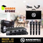 Hardwell Dragon-4U Sistem Mikrofon Wireless Profesional