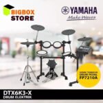 Yamaha DTX6K3X Drum Elektrik + Pedal Drum Yamaha FP7210A
